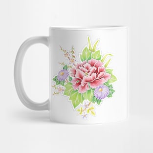 Kimono Bouquet Ditsy Chintz Mug